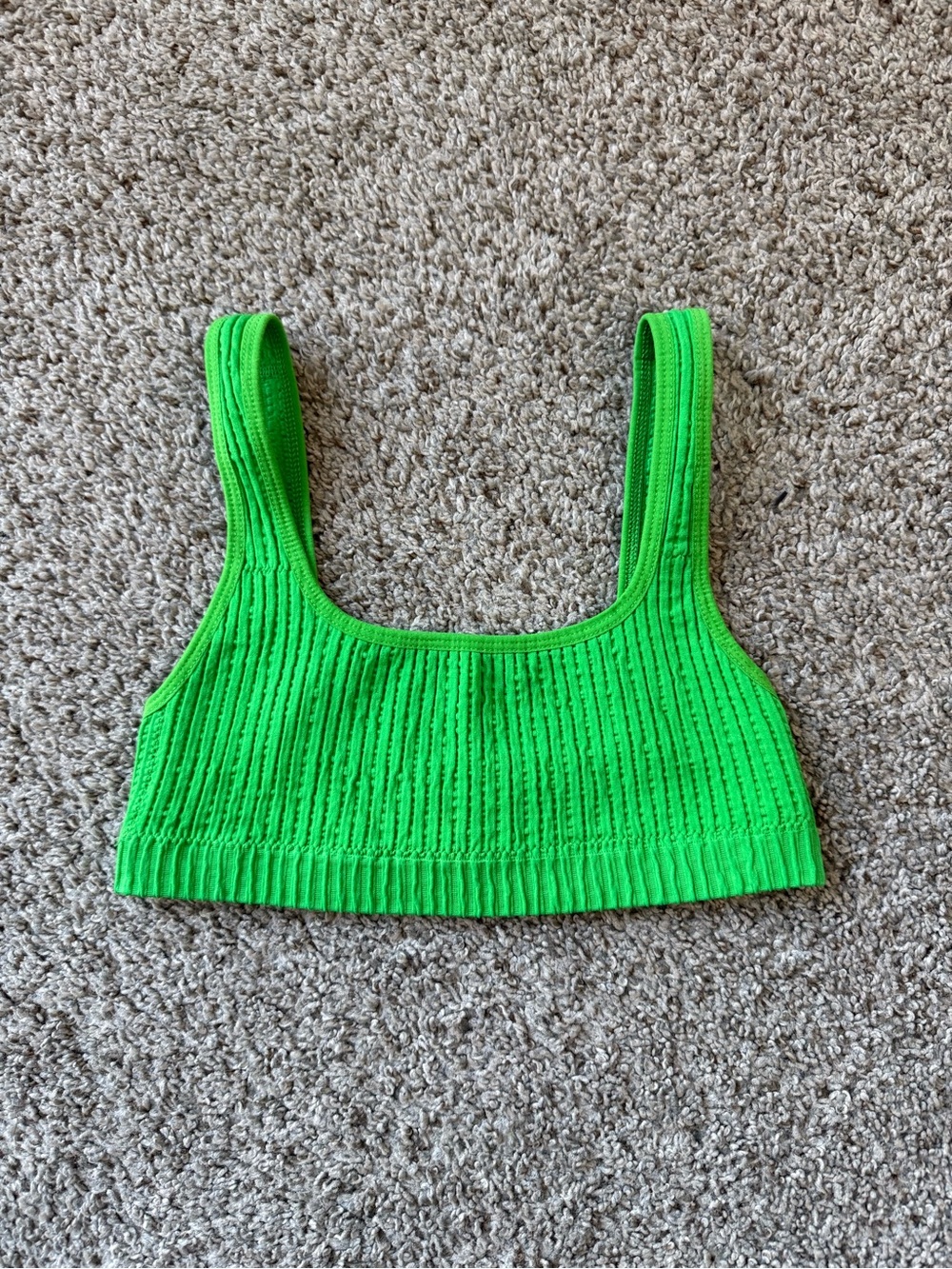 Urban Outfitters Green Crop Bra Top